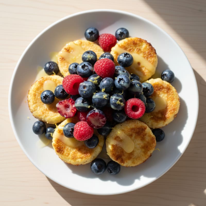 Creamy Lemon Berry Cheesecake Bites