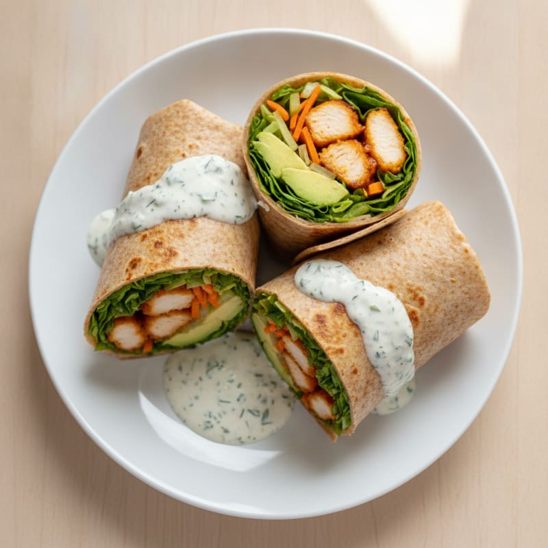 Buffalo Ranch Chicken Wrap