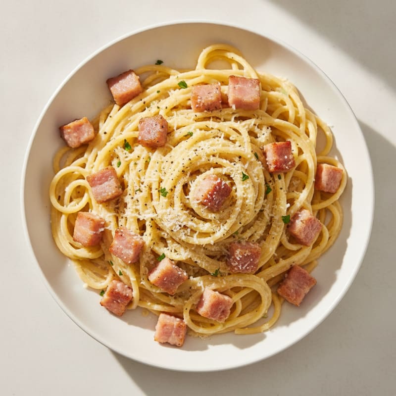 Classic Carbonara with Pancetta and Egg