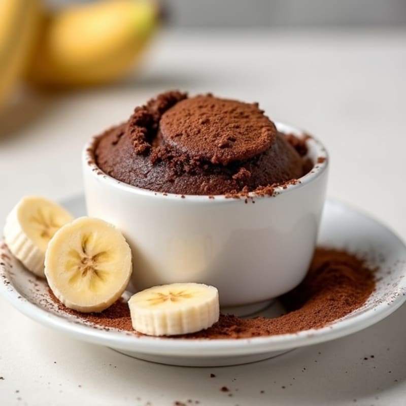 Healthy Chocolate Protein Mug Cake
