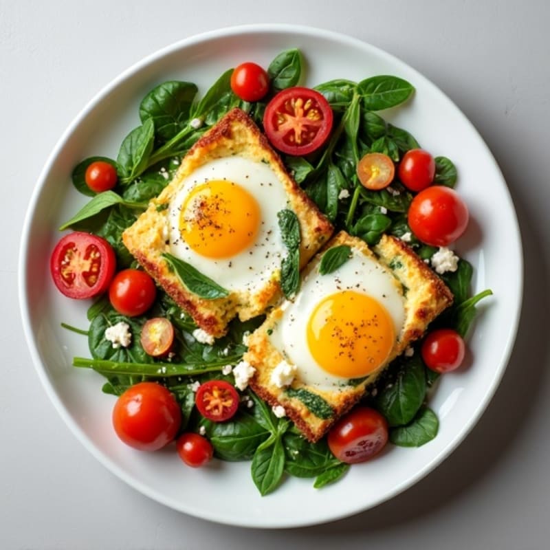Spinach and Feta Baked Casserole
