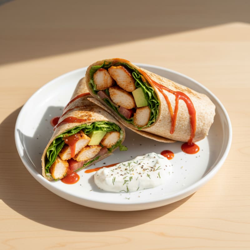 Buffalo Ranch Chicken Wraps
