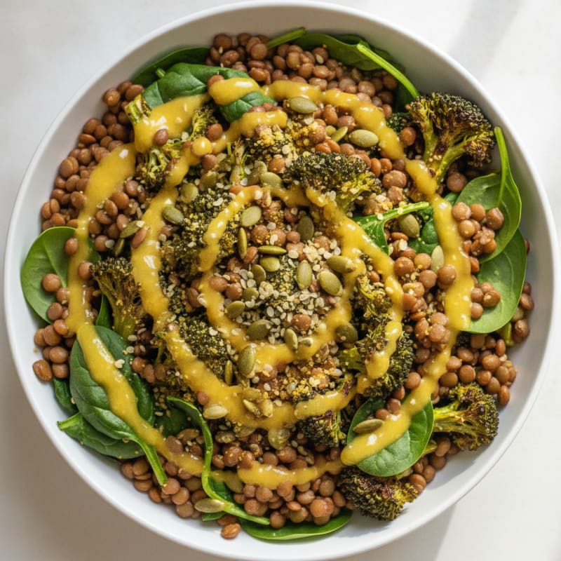 Lentil and Vegetable Power Bowl