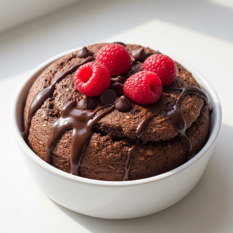 Creamy Chocolate Protein Mug Cake