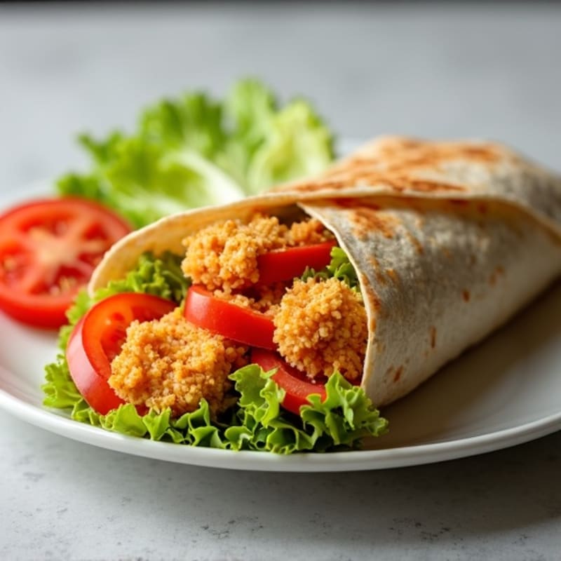 Crispy Buffalo Ranch Chicken Wrap