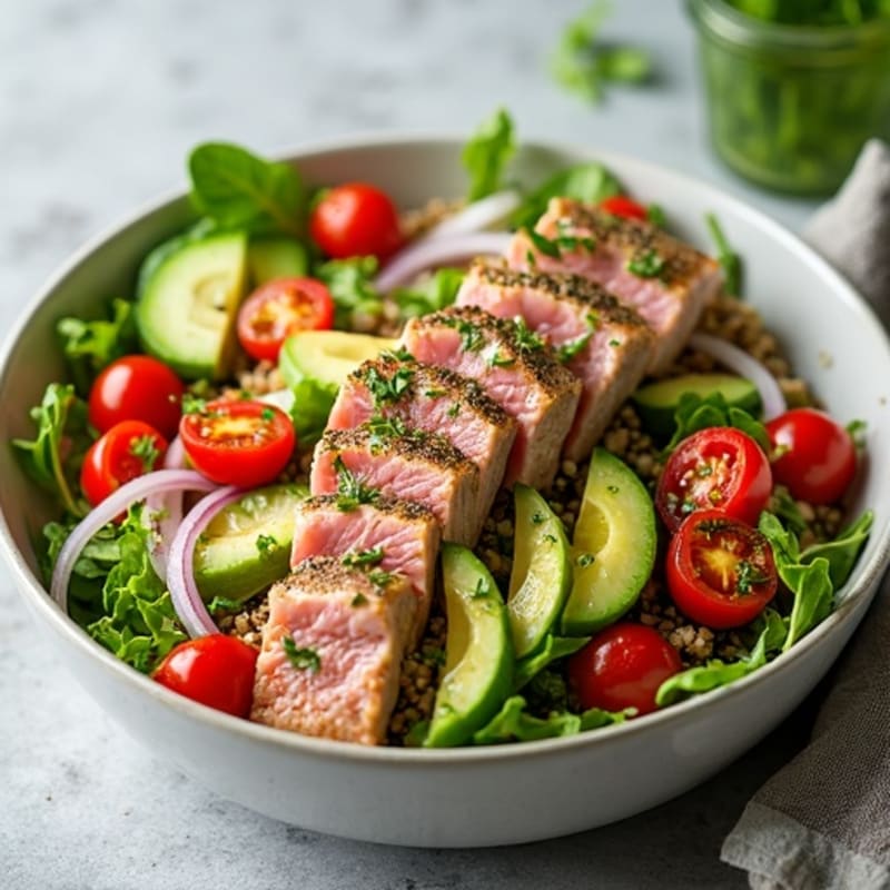 Herb-Lemon Wild Tuna Salad with Crunchy Vegetables