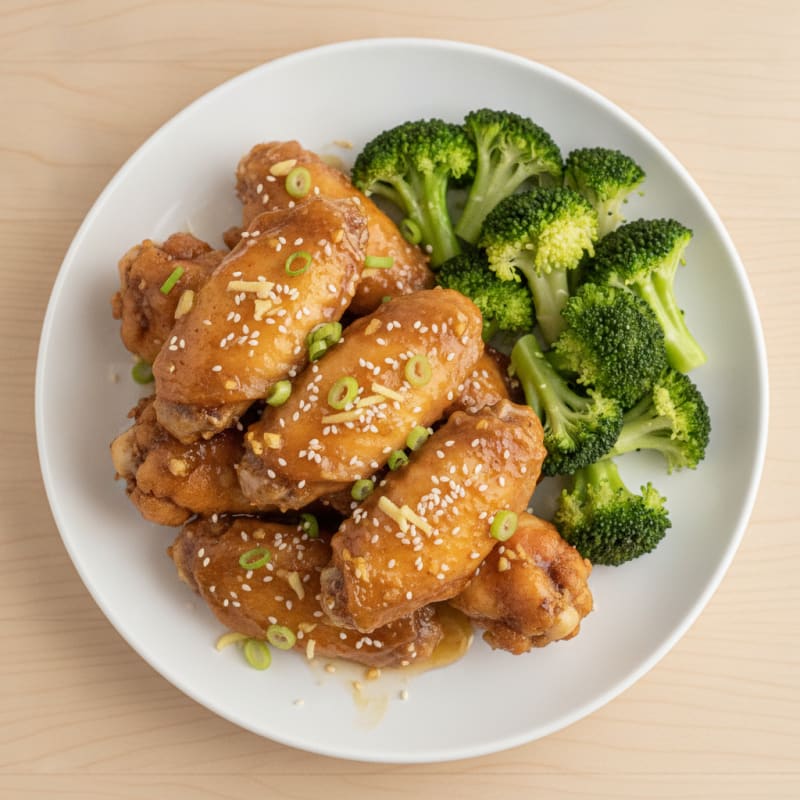 Honey-Garlic Glazed Chicken Wings