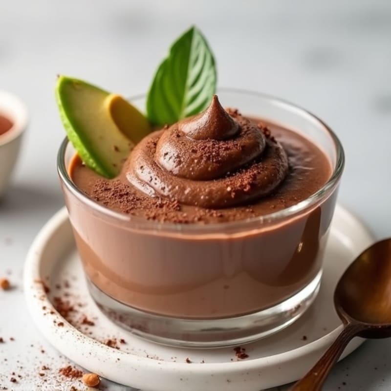 Silky Protein Chocolate Pudding with Pea Protein and Almond Milk