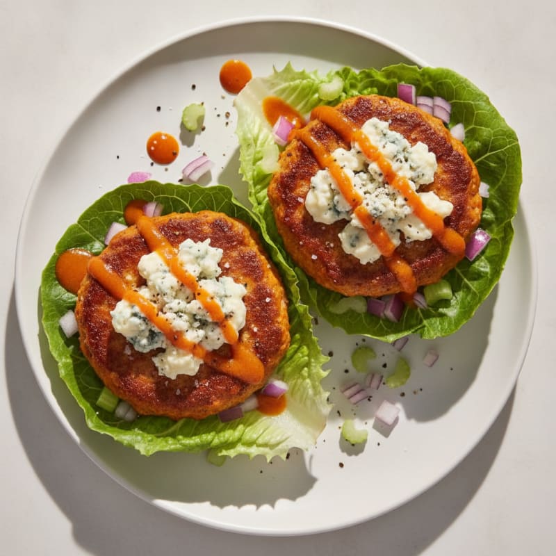 Buffalo Blue Cheese Burgers
