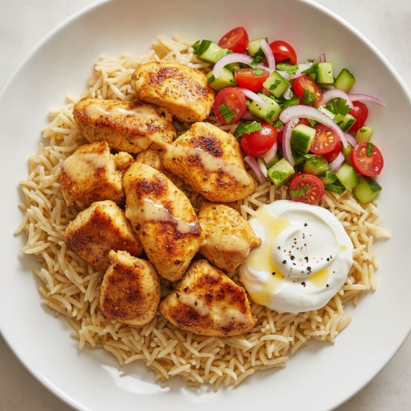 Chicken Shawarma Rice Bowl