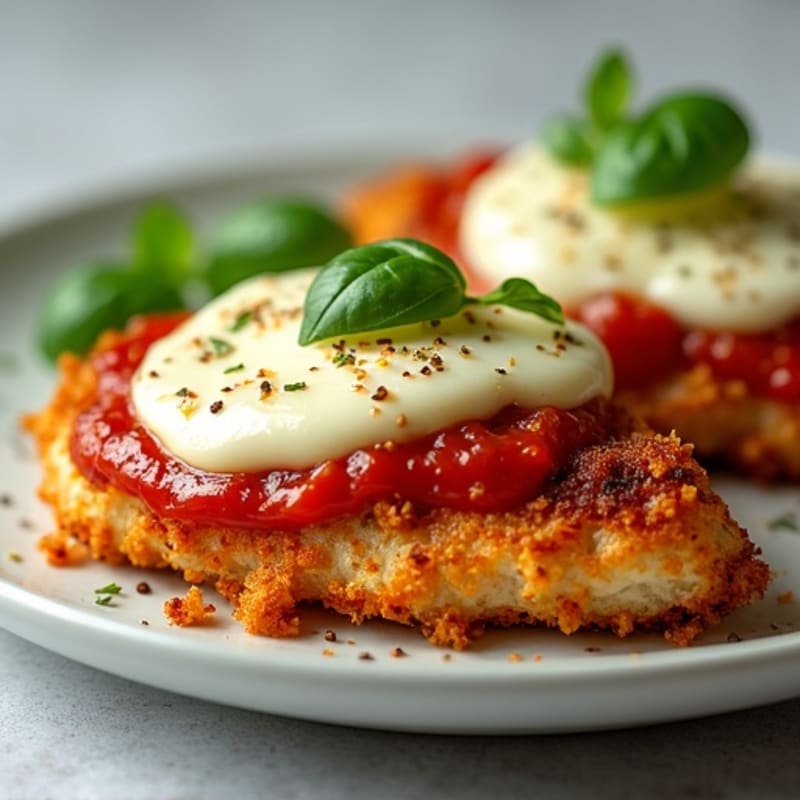 Crispy Baked Chicken Parmesan with Fresh Herbs