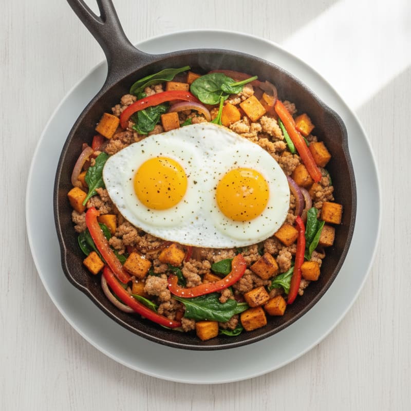 Hearty Grand Slam Breakfast Skillet