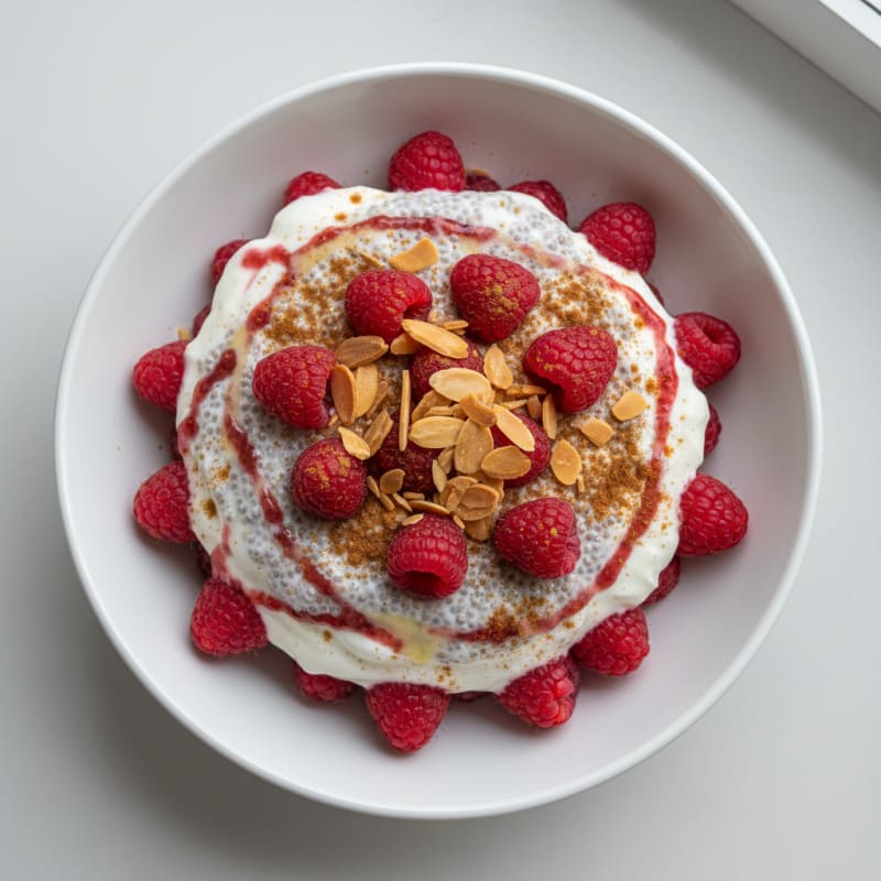 Creamy Chia Seed Yogurt Parfait