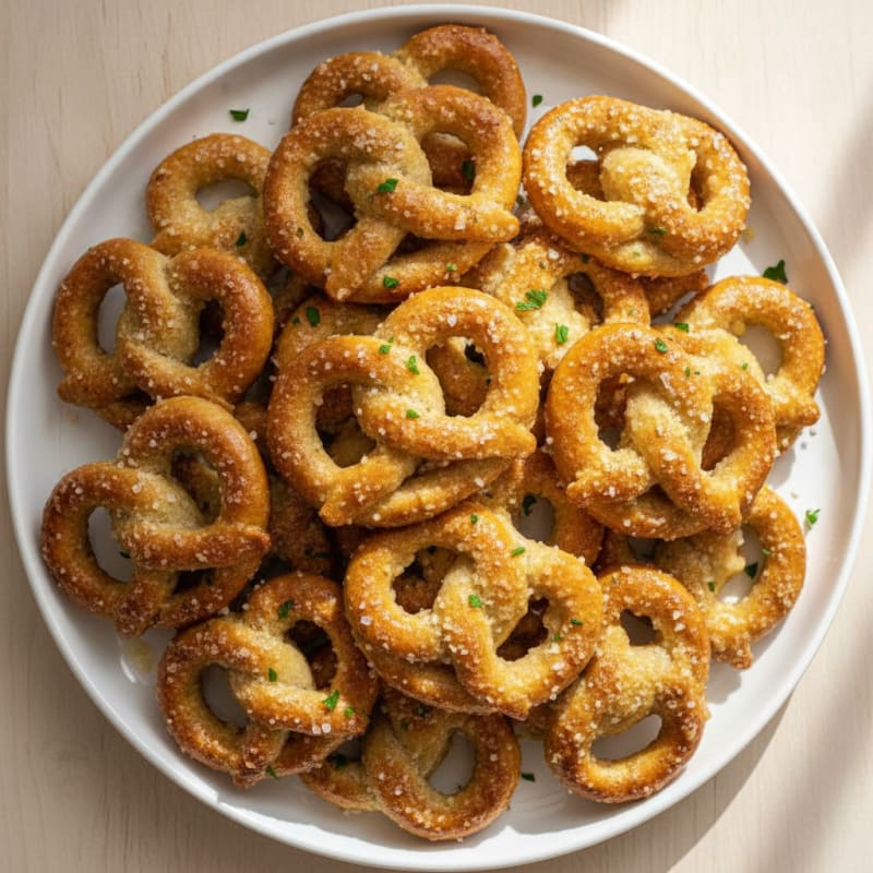 Garlic Parmesan Pretzel Bites