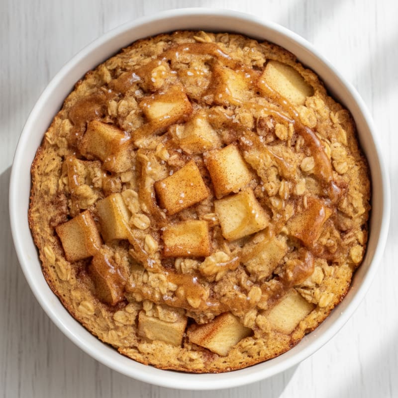 Baked Apple Cinnamon Oatmeal