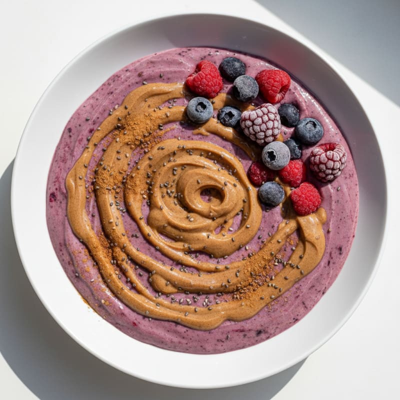 Creamy Protein-Packed Berry Smoothie Bowl