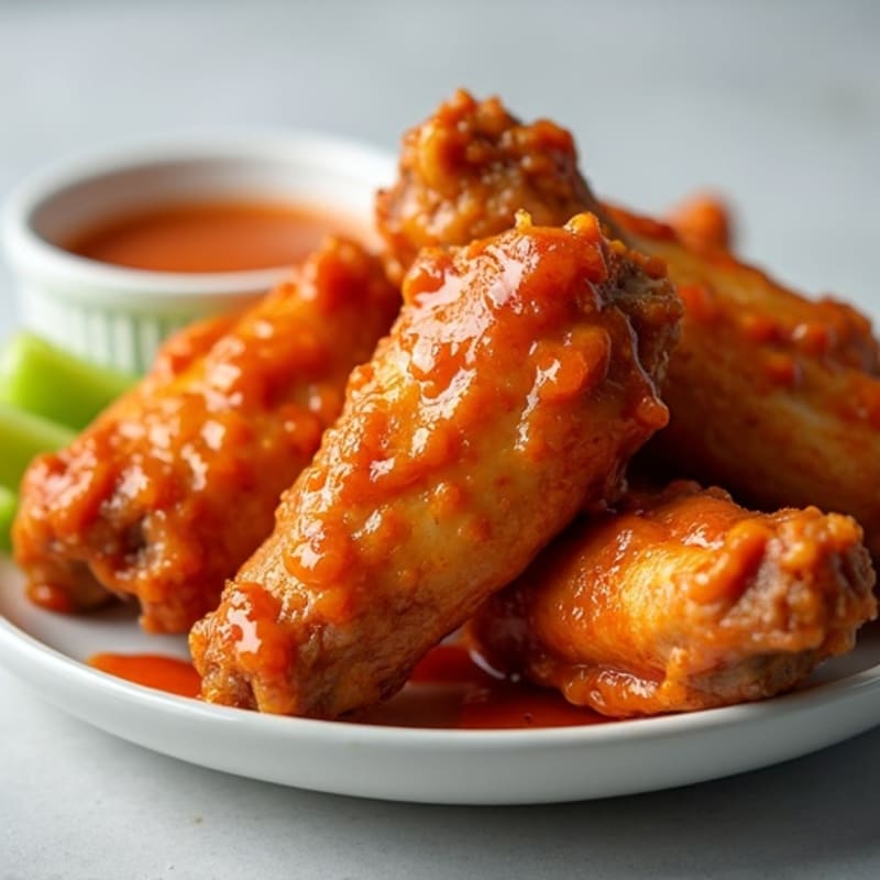 Crispy Baked Buffalo Chicken Wings