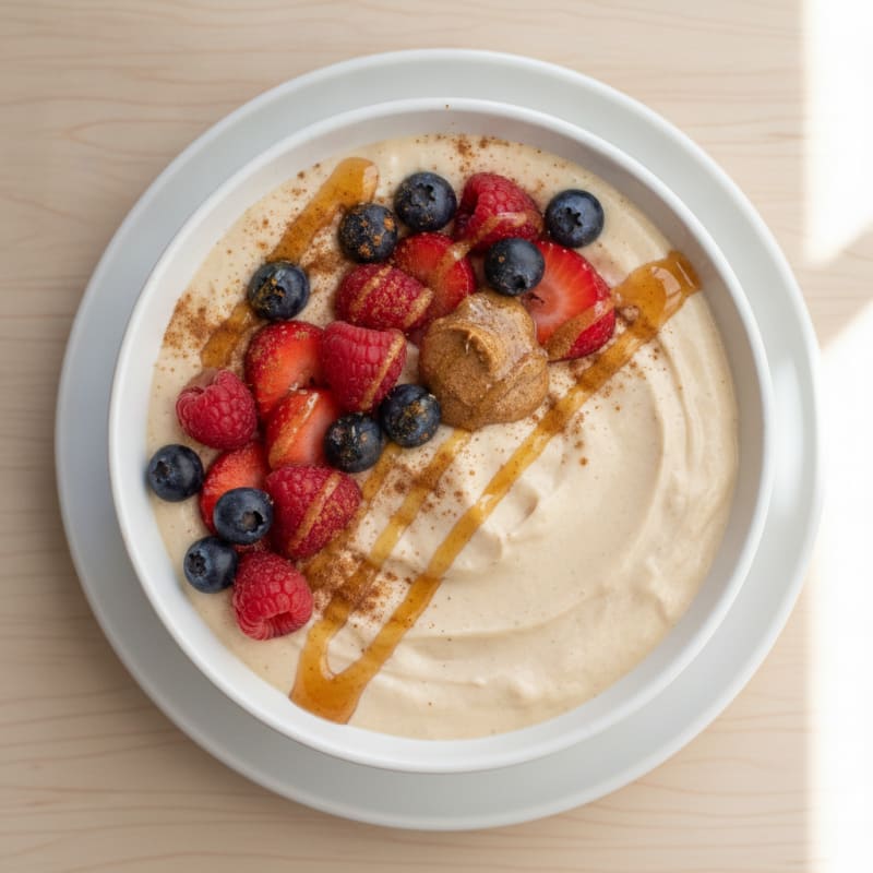 Berry Pear Protein Smoothie Bowl