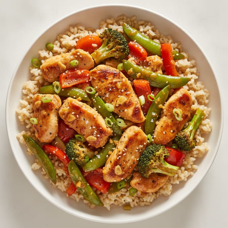 Teriyaki Chicken with Roasted Vegetables