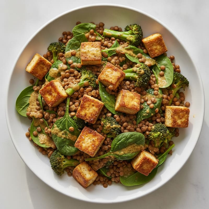 Hearty Lentil and Vegetable Protein Bowl