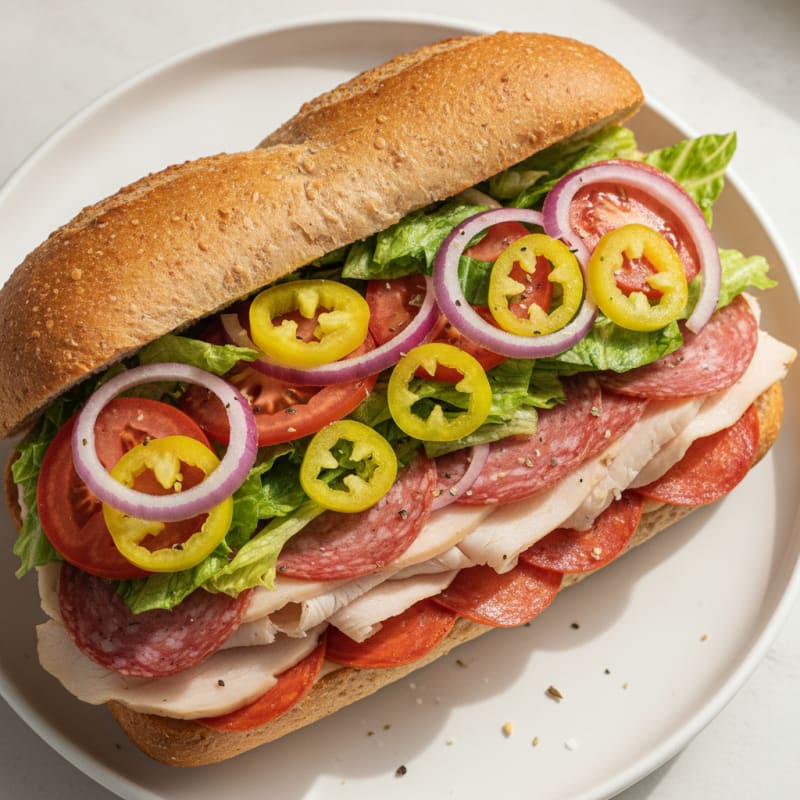 High-Protein Italian Deli Sub