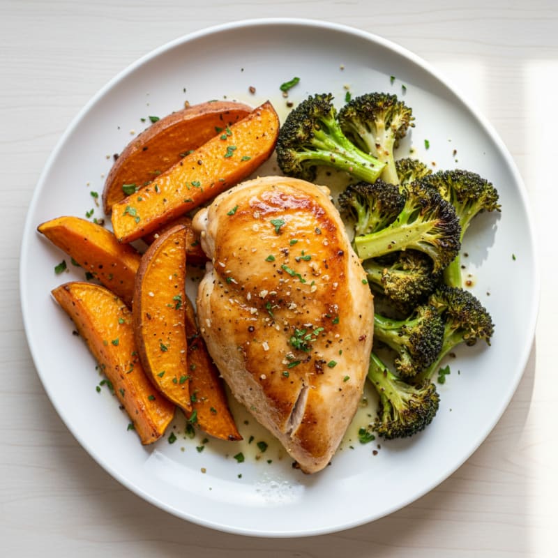 Crispy Lemon-Herb Roasted Chicken