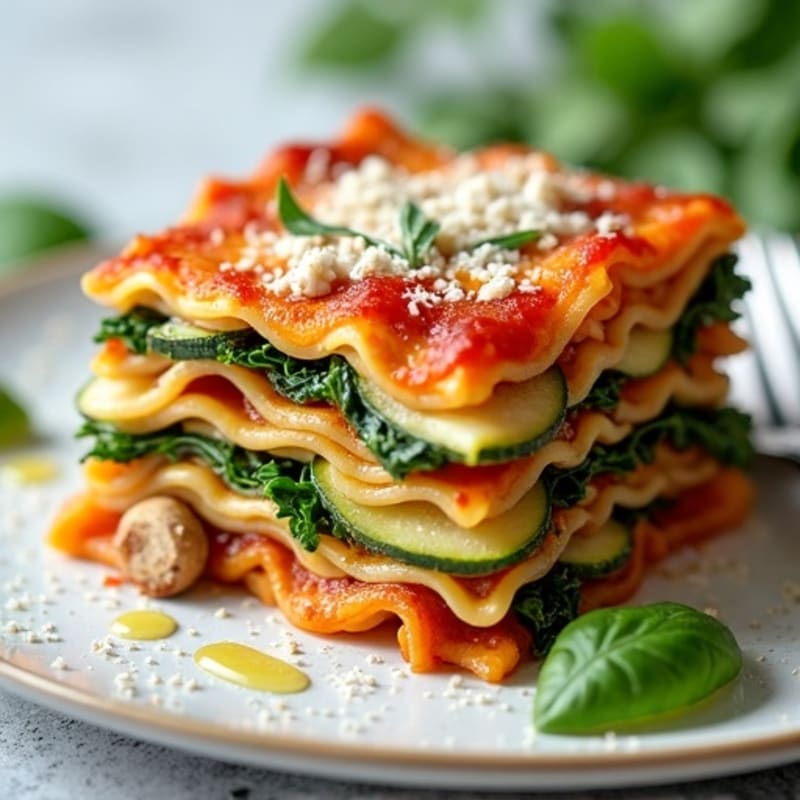 Healthy Layered Vegetable Lasagna