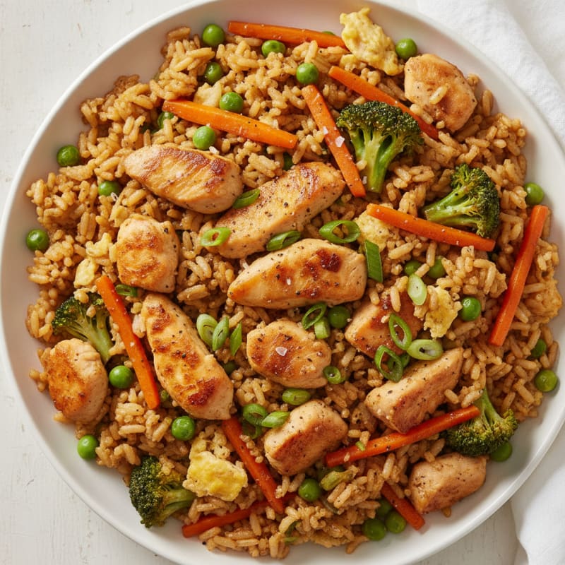 Savory Chicken and Vegetable Fried Rice