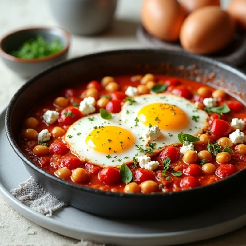 Hearty Tomato and Bell Pepper Shakshuka