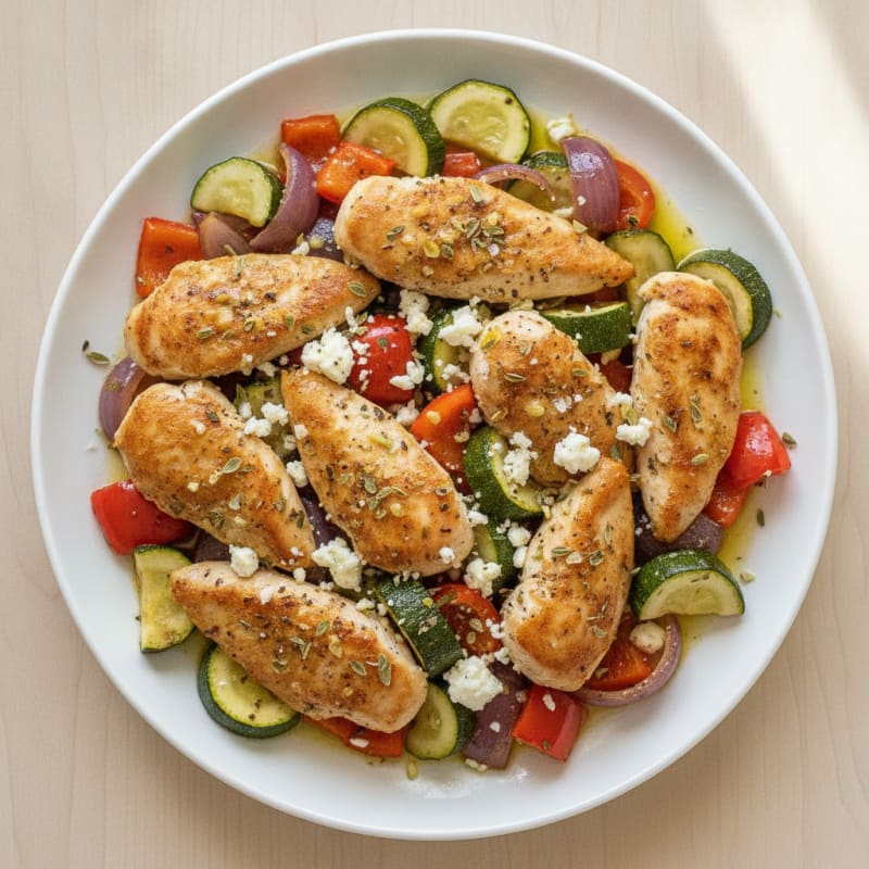 Herb-Roasted Mediterranean Chicken & Vegetables