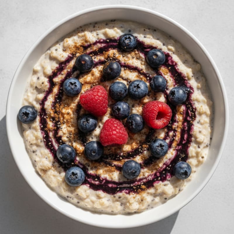 Classic Overnight Oats with Berries