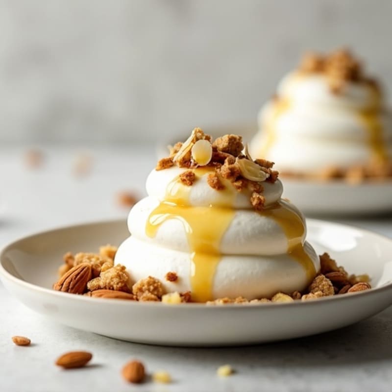 Vanilla Protein Greek Yogurt with Chopped Almonds