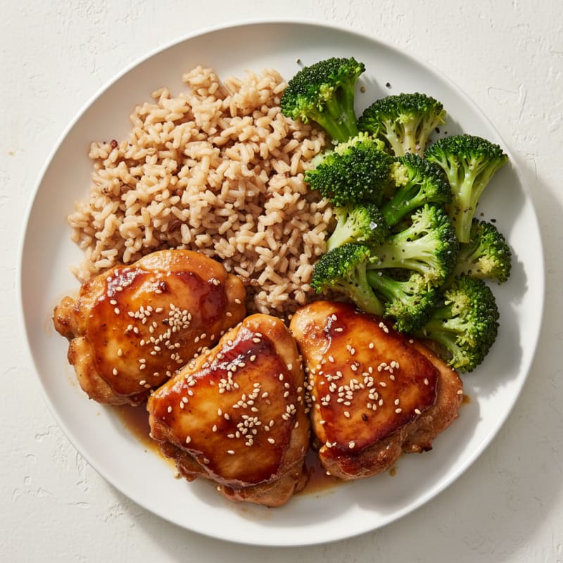 Tender Teriyaki Glazed Chicken Thighs