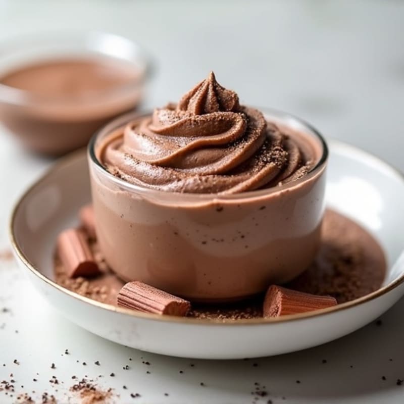 Silky Chocolate Protein Pudding with Greek Yogurt