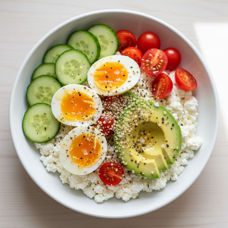 Savory Cottage Cheese Power Bowl