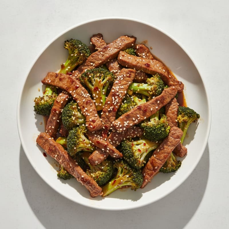 Sesame Beef & Broccoli Stir-Fry