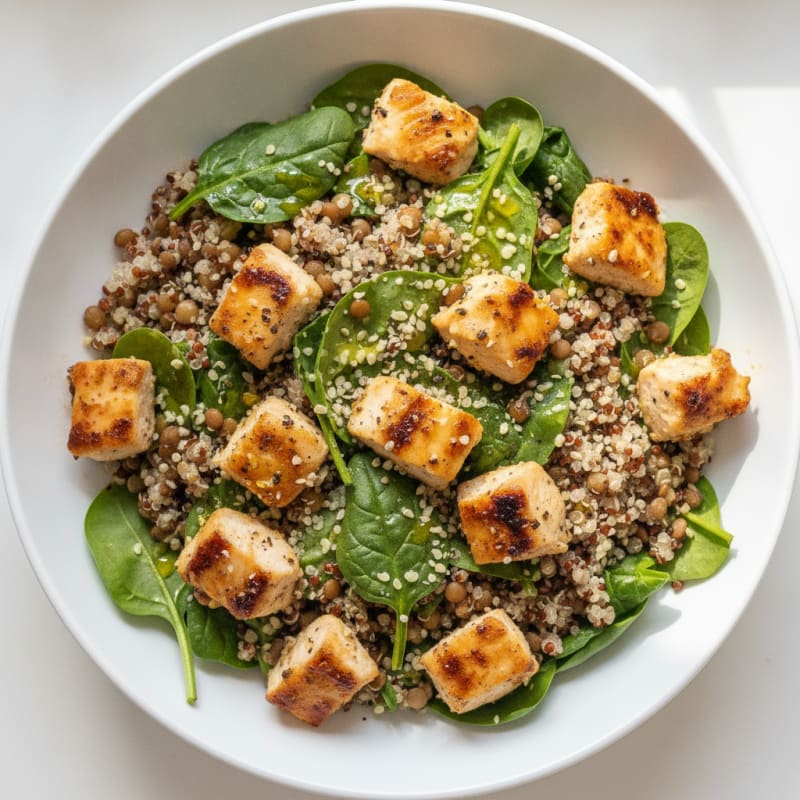 Lentil and Quinoa Power Bowl