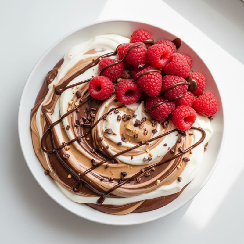 Greek Yogurt and Chocolate Protein Mousse