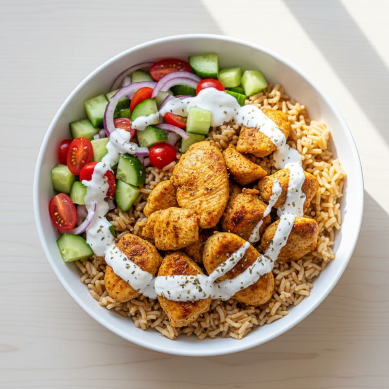 Chicken Shawarma Rice Bowl