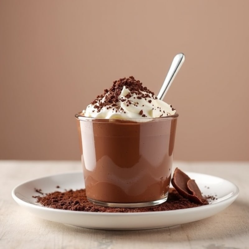 Silky Chocolate Protein Pudding with Greek Yogurt