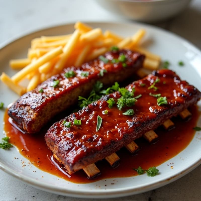 Slow-Smoked BBQ Pork Ribs