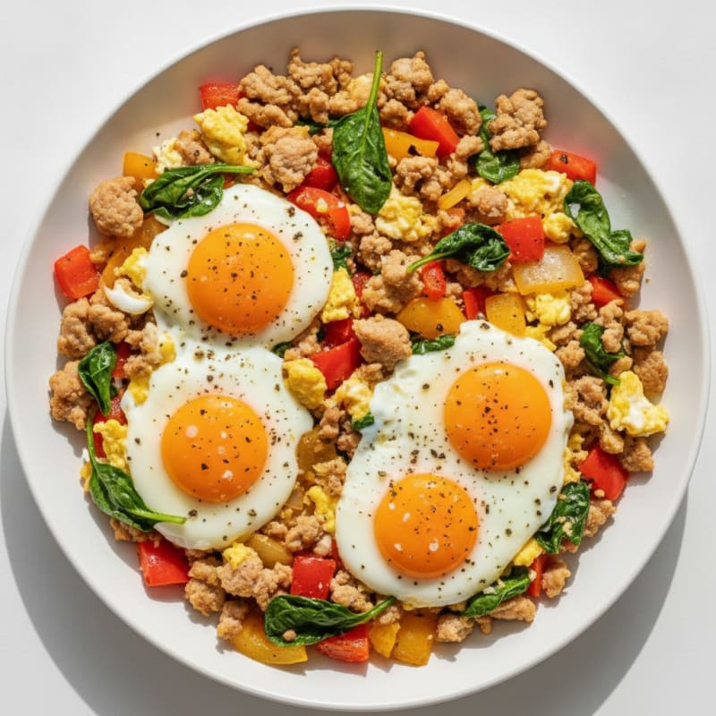 Hearty Grand Slam Breakfast Skillet