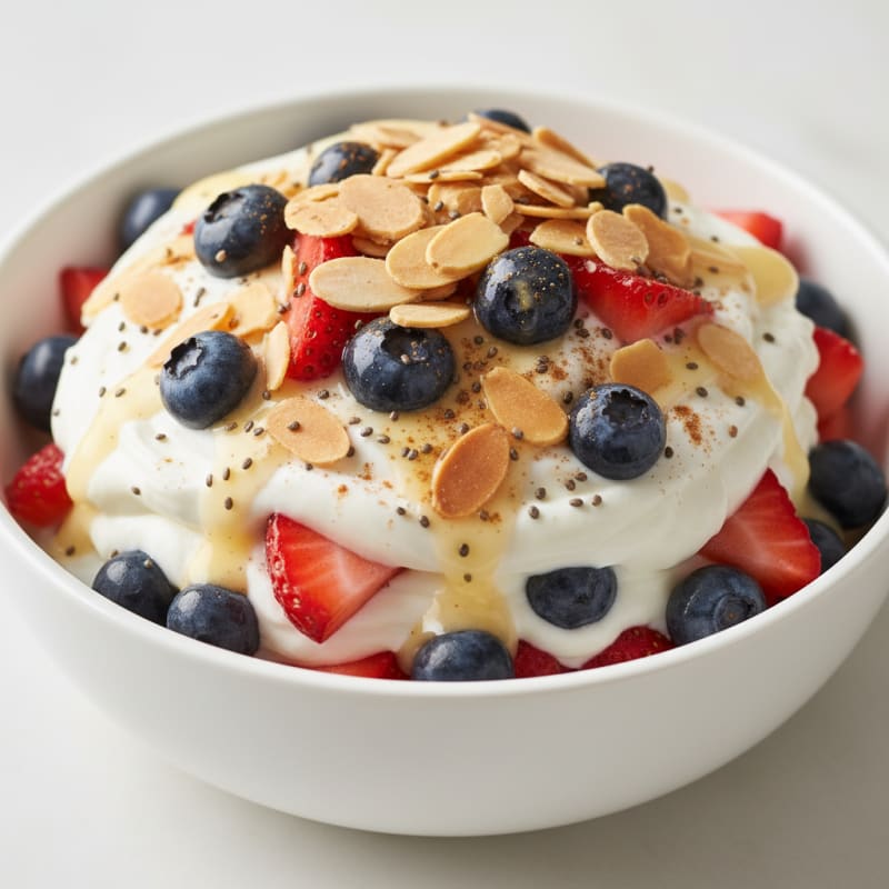 Berry-Almond Yogurt Parfait