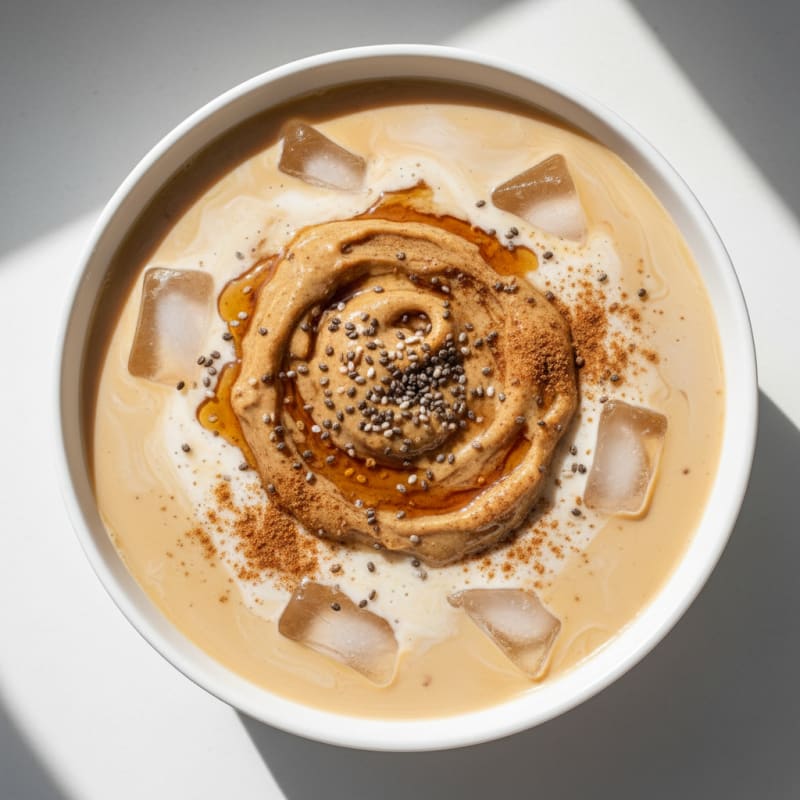 Creamy Vanilla Bean Iced Coffee