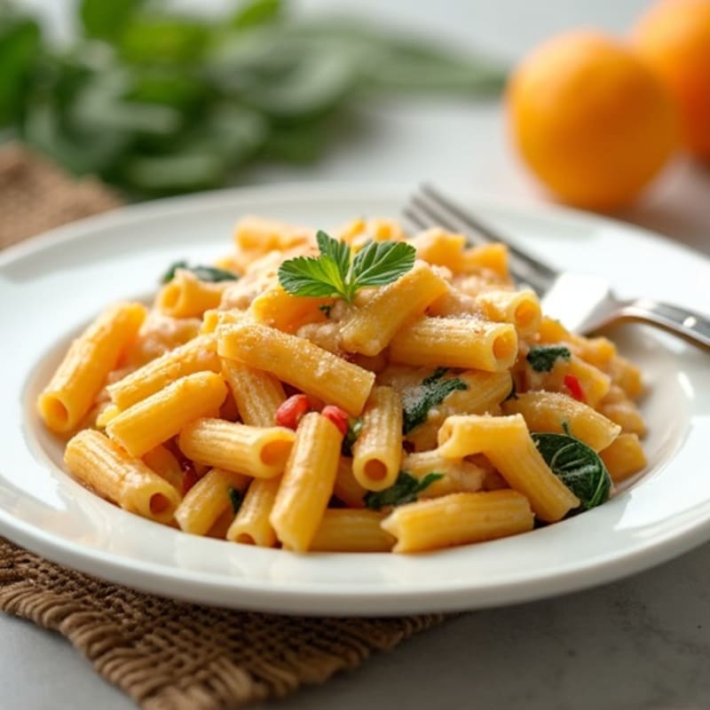 Creamy Butternut Squash Baked Macaroni