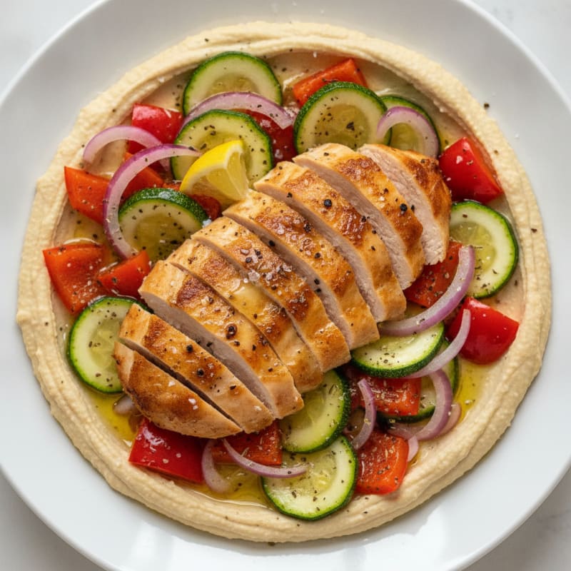 Mediterranean Hummus Platter