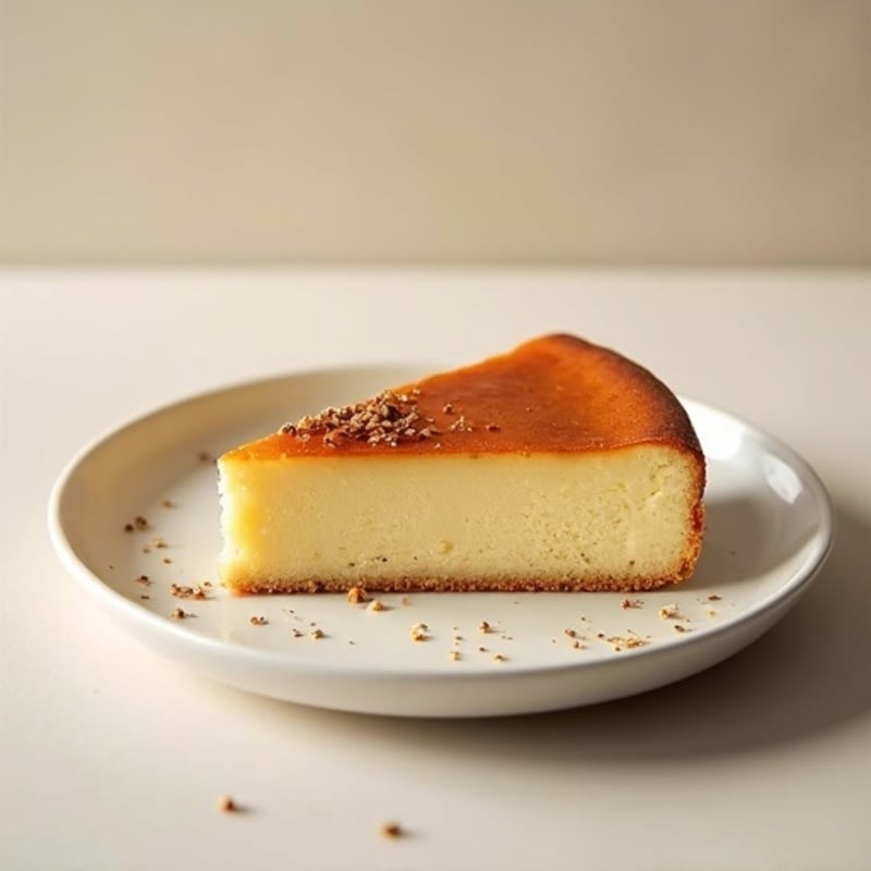 Protein-Packed Vanilla Bean Custard Cake