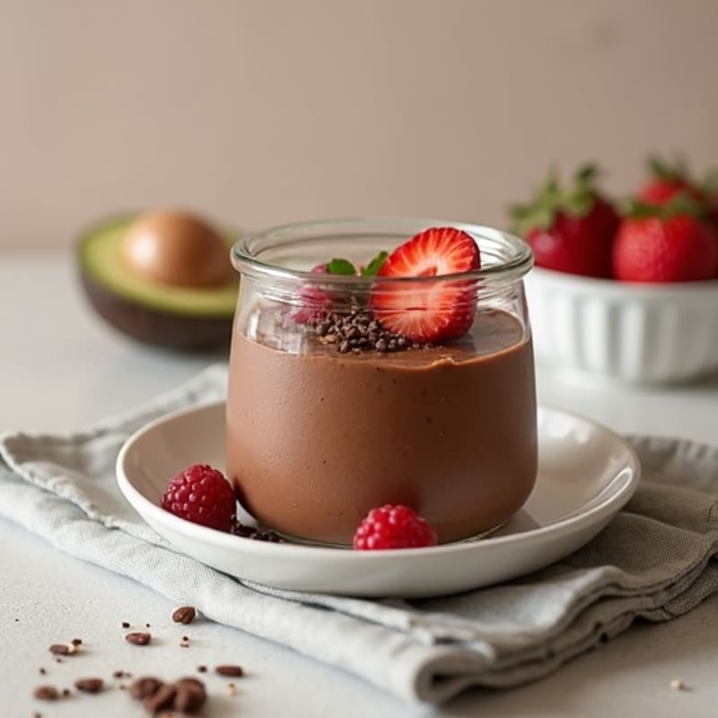 Silky Chocolate Protein Pudding with Greek Yogurt