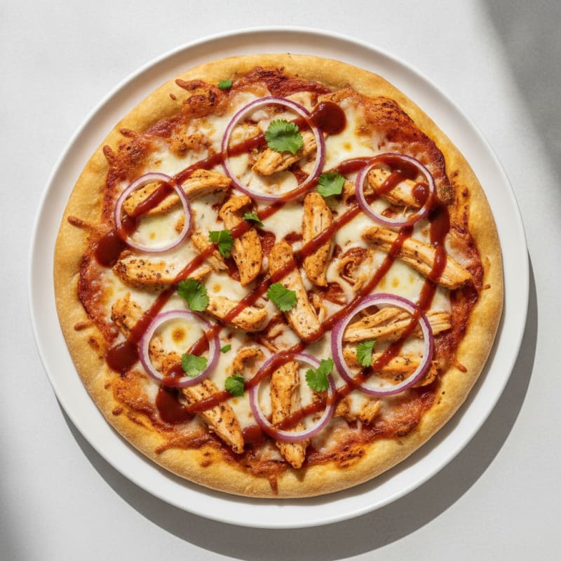 High-Protein BBQ Chicken Pizza