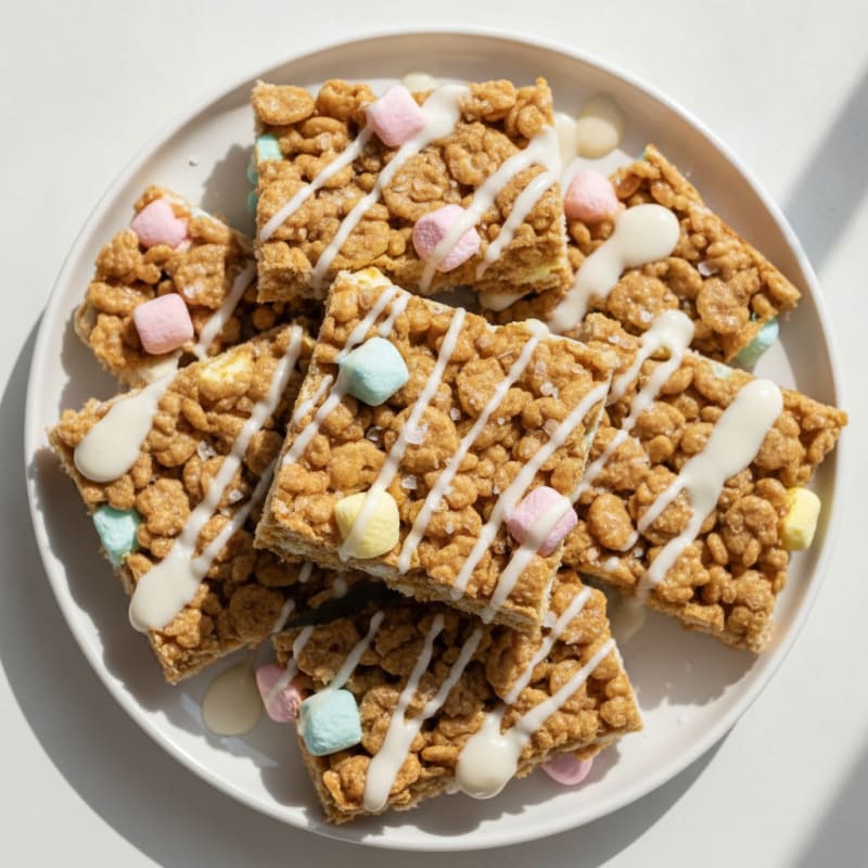 Lucky Charms Marshmallow Bars
